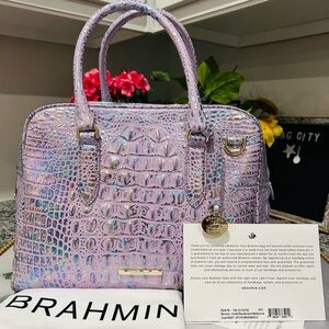 Brahmin Violet Wonderland Marissa